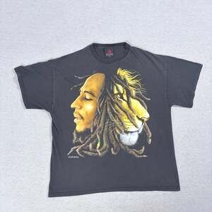Vintage Bob Marley Lion of Judah Tee Shirt Zion Rootswear size 1x